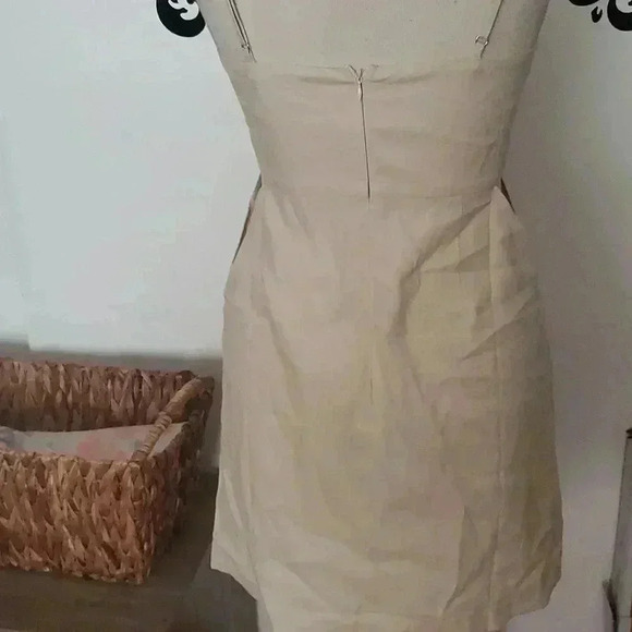 Linen/rayon short dress - Picture 3 of 7